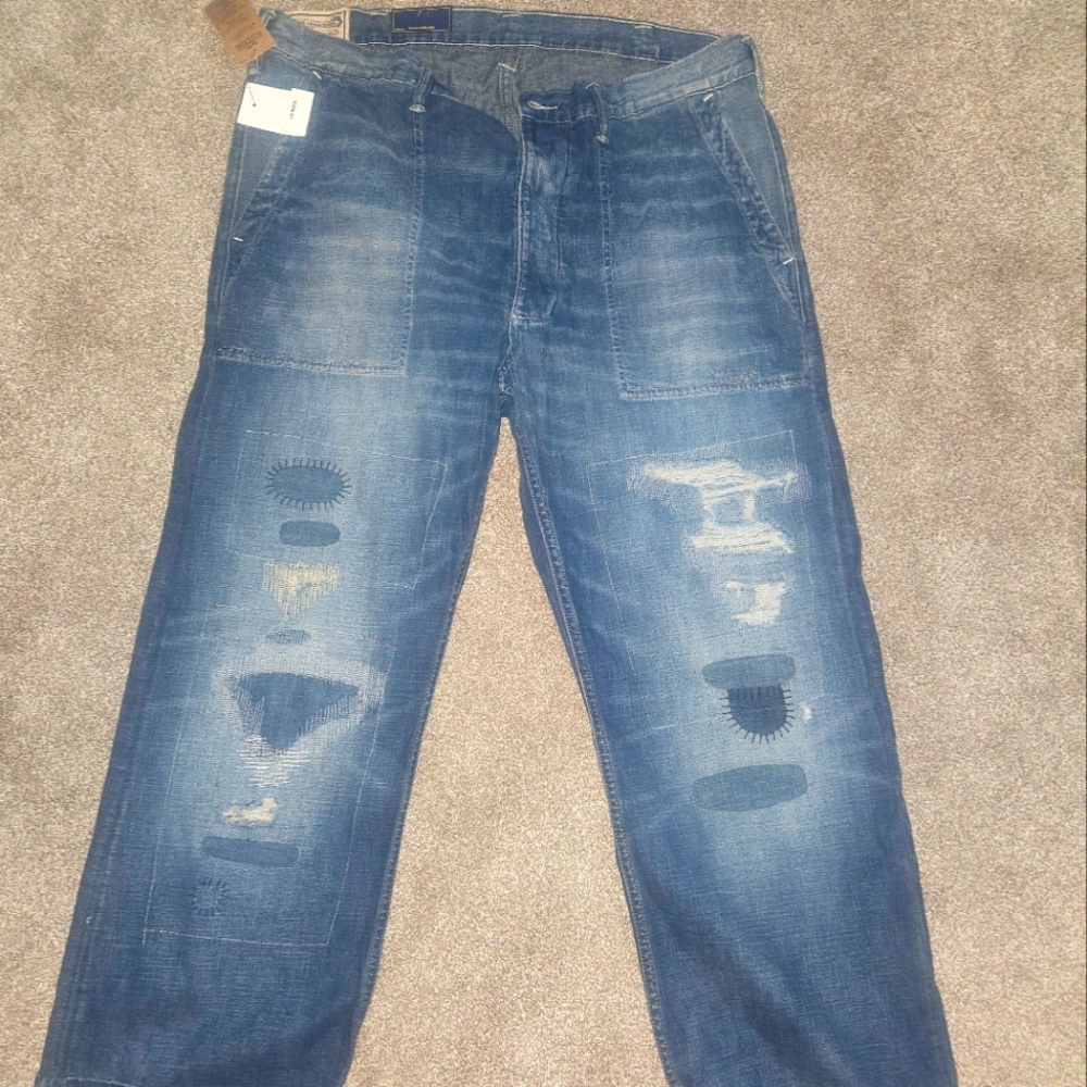 Polo Jeans Distressed loose New Ralph Lauren Mens